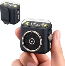 CASON Mini Bluetooth Speaker with Mic,Magnetic Pocket Speakers with Back Clip, Small Wearable Bluetooth Speaker with Clear...