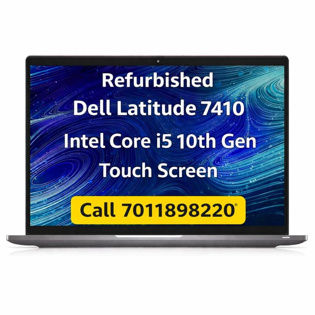 Certified Latitude 7410 Business Laptop  Core i5-10310U, 8GB RAM, 256GB SSD, 14 Full HD Touchscreen, Win 11 Pro
