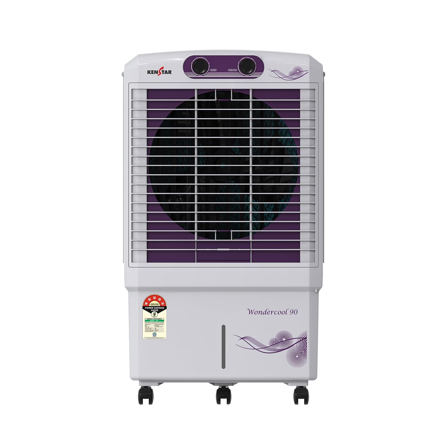 Kenstar Wondercool HC 90 Desert Air Cooler 90L Honeycomb Pads Powerful Air Throw High Speed Motor Inverter Compatible 5 Star BEE Rating with 5 Year Wa...
