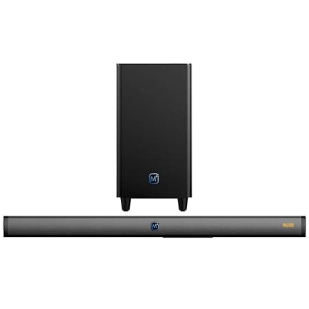 Matata Sound Bar MTMS804 True 120 Watt 2.1 Channel Home Theatre Soundbar, Wireless Subwoofer, LED Display, Multi Connectivity - Wireless Bluetooth/AUX