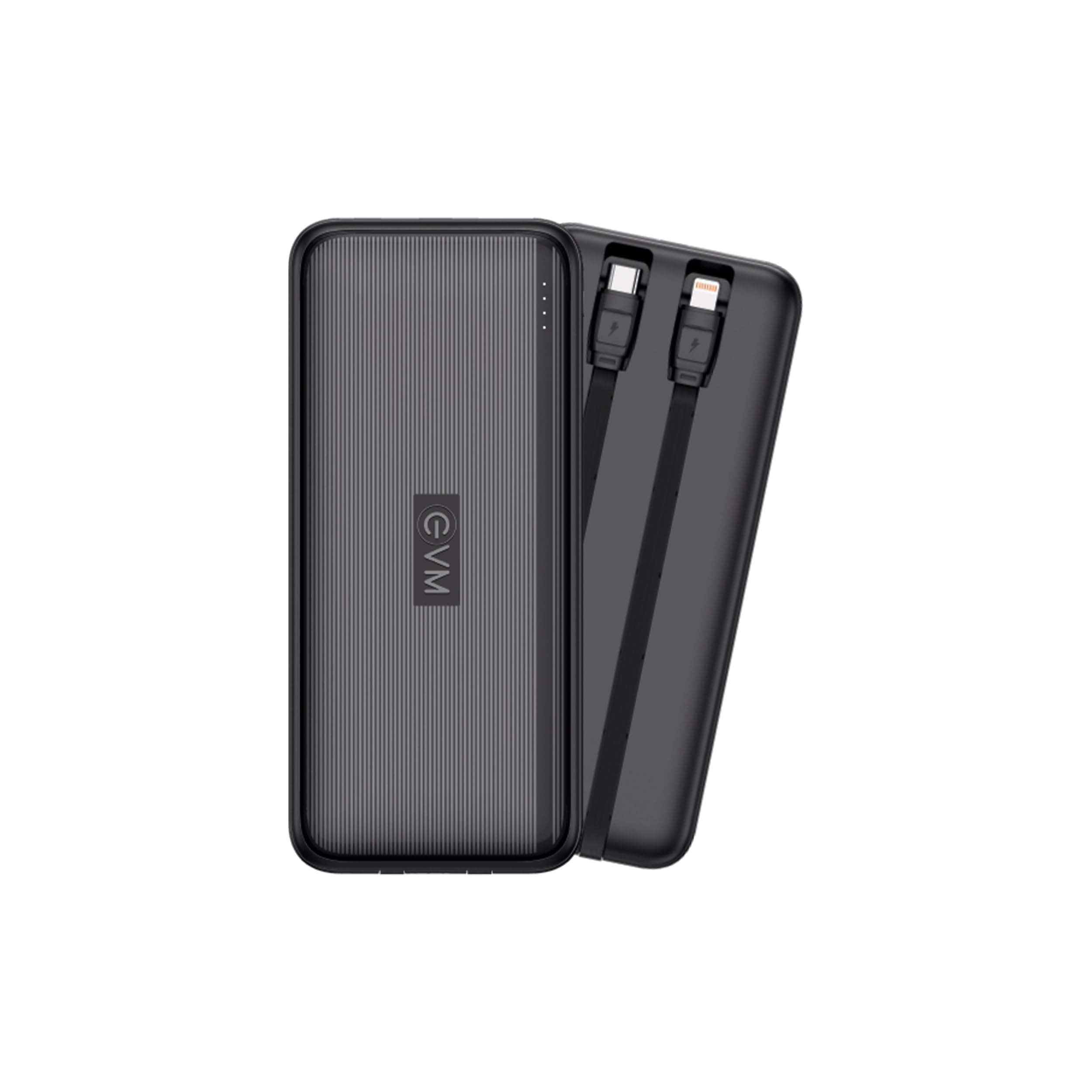 EVM EnConnect Plus 20000mAh 4-in-1 Power Bank, 22W PPS Fast Charging PD, Dual Input Type-C & Micro USB, USB & Type-C Output, Built-in Type-C Cable (L)...