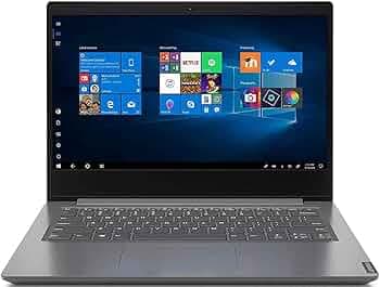 (Refurbished) Lenovo V14 Intel Core i3 10th Gen 14-inch HD Thin and Light Laptop (4GB RAM/ 256GB SSD/ Windows 10 Home/ Grey/ 1.6 kg), 82C4016LIH