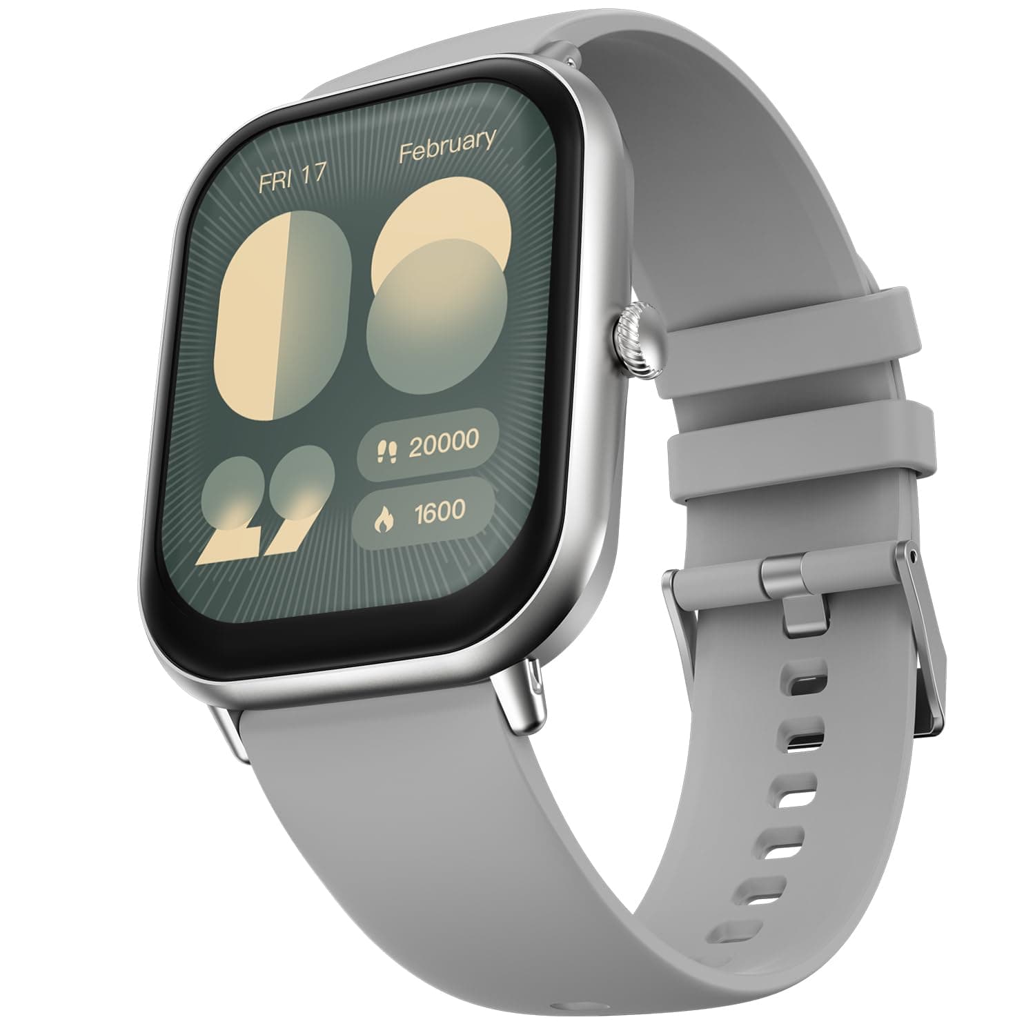 Fire-Boltt Newly Launched Ninja Call Pro Max 2.01” Display Smart Watch, Bluetooth Calling, 120+ Sports Modes, Health Suite, Voice Assistance (Grey)