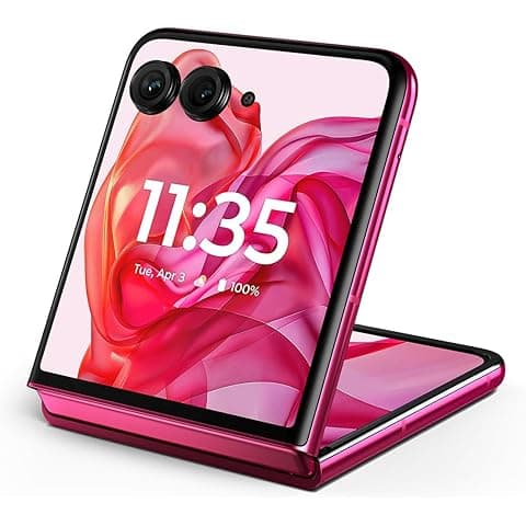 Motorola razr+ | 2024 | Unlocked | Made for US 12/256 | 50MP Camera | Hot Pink