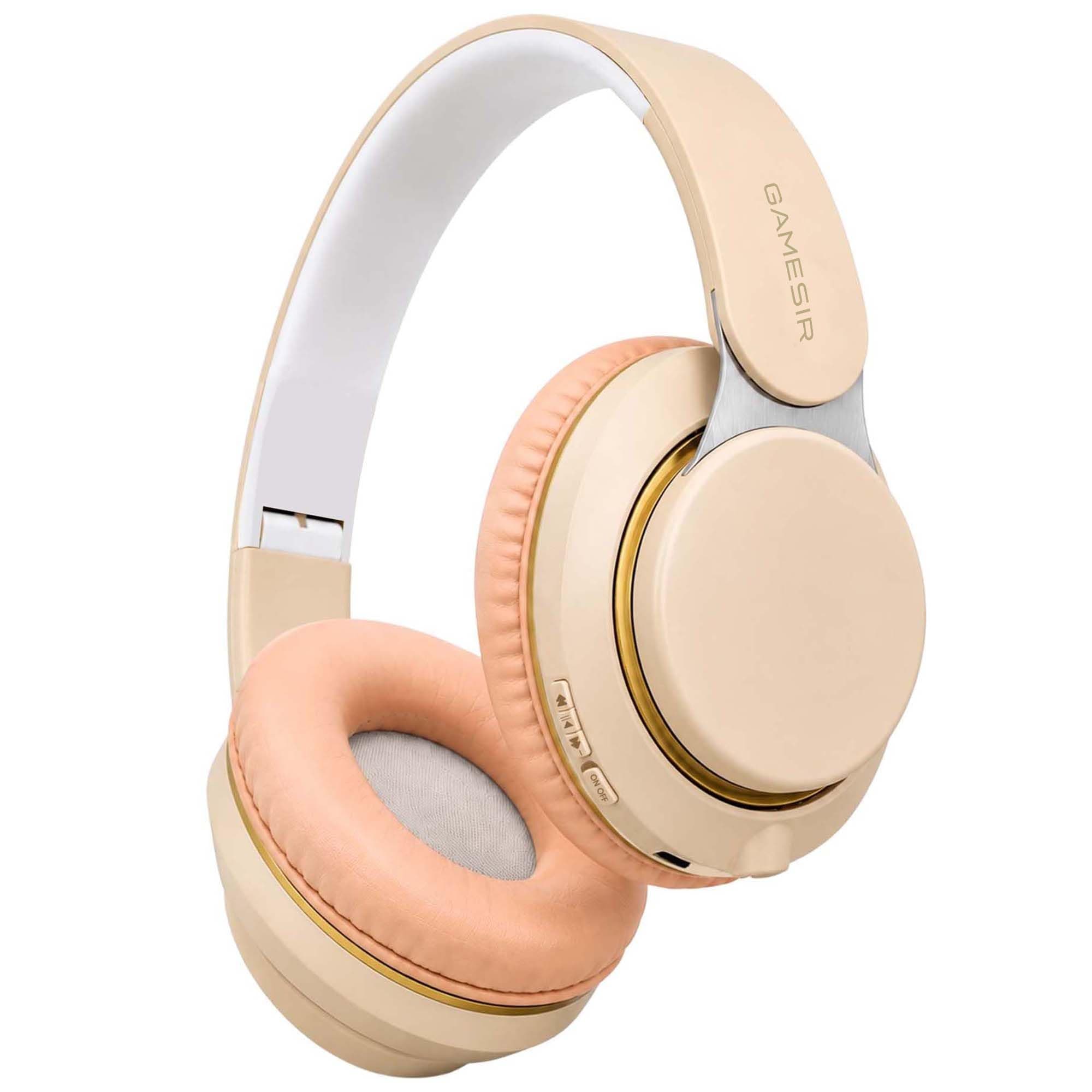 GameSir FusionBeat Wireless Bluetooth Headphones with BT 5.3, Noise Cancelling, Hi-Res Audio, 40mm Drivers, Deep Bass, Memory Foam Ear Cushions, Over-...