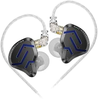 KZ ZSN PRO 2 HiFi Wired Headphones,Professional HiFi Technology in Ear Monitor Earphone,10MM Dynamic Driver IEM Headphones,Stereo Sound IEM Earbuds Ea...