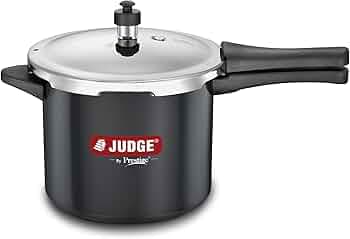 Judge by Prestige Vista 5 L Induction Bottom Outer lid Pressure Cooker (Hard Anodized)