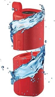 iBall Musi Twins 15 Watt Truly Wireless Bluetooth Surround Sound Speaker (Red)