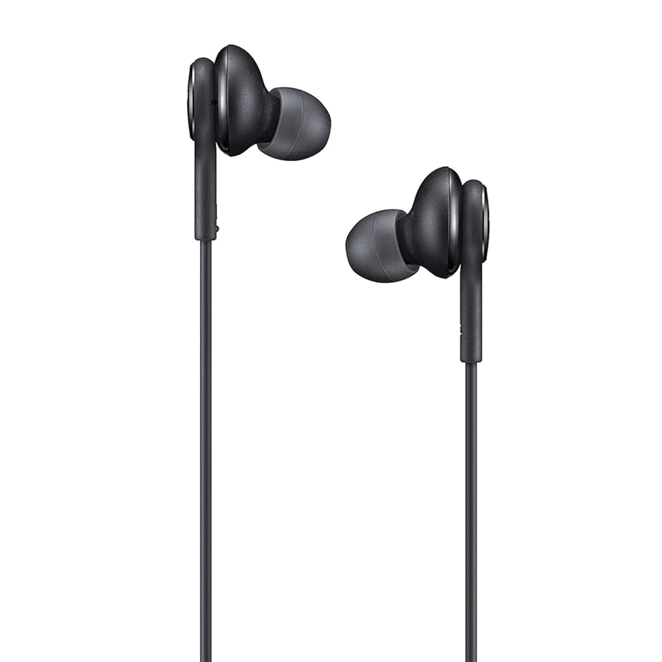 Original Wired Earphones for Samsung AKG, Deep Bass Stereo Sound, Noise Isolation, Durable Tangle-Free Cable, Lightweight Design,Type C (Black)