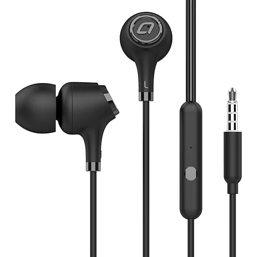 Artis E500M in-Ear Headphones with Mic (Black) In-Ear