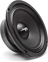 Skar Audio Fsx65 4-Ohm 6.5" Pro Audio 150 Watt Rms / 250 Watt Max Midrange Speaker Fsx65-4 - Black, Wired