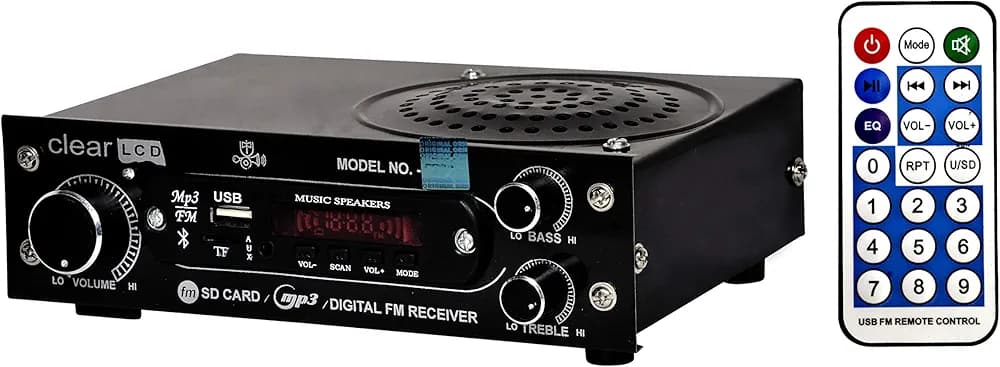 Tool Point AC/DC FM Radio Multimedia Speaker with Bluetooth, USB, SD Card, Aux