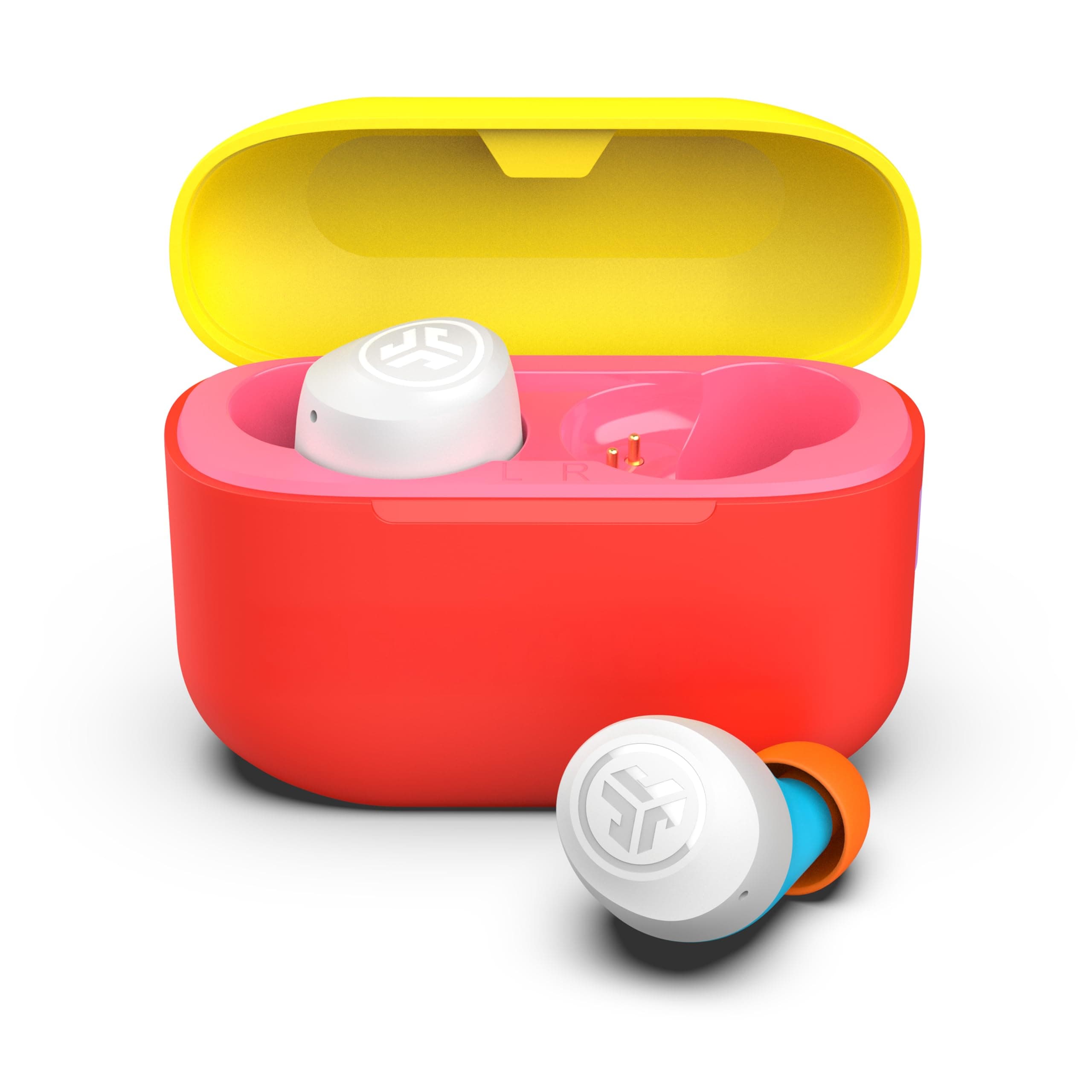 JLab Limited Edition Fruity Pebbles Go Air Pop True Wireless Bluetooth In Ear Earbuds + Charging Case, Dual Connect, Ipx4 Sweat Resistance, Bluetooth ...