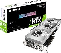 GIGABYTE GeForce RTX 3080 Ti Vision OC 12G Graphics Card, 3X WINDFORCE Fans, 12GB 384-bit GDDR6X, GV-N308TVISION OC-12GD Video Card