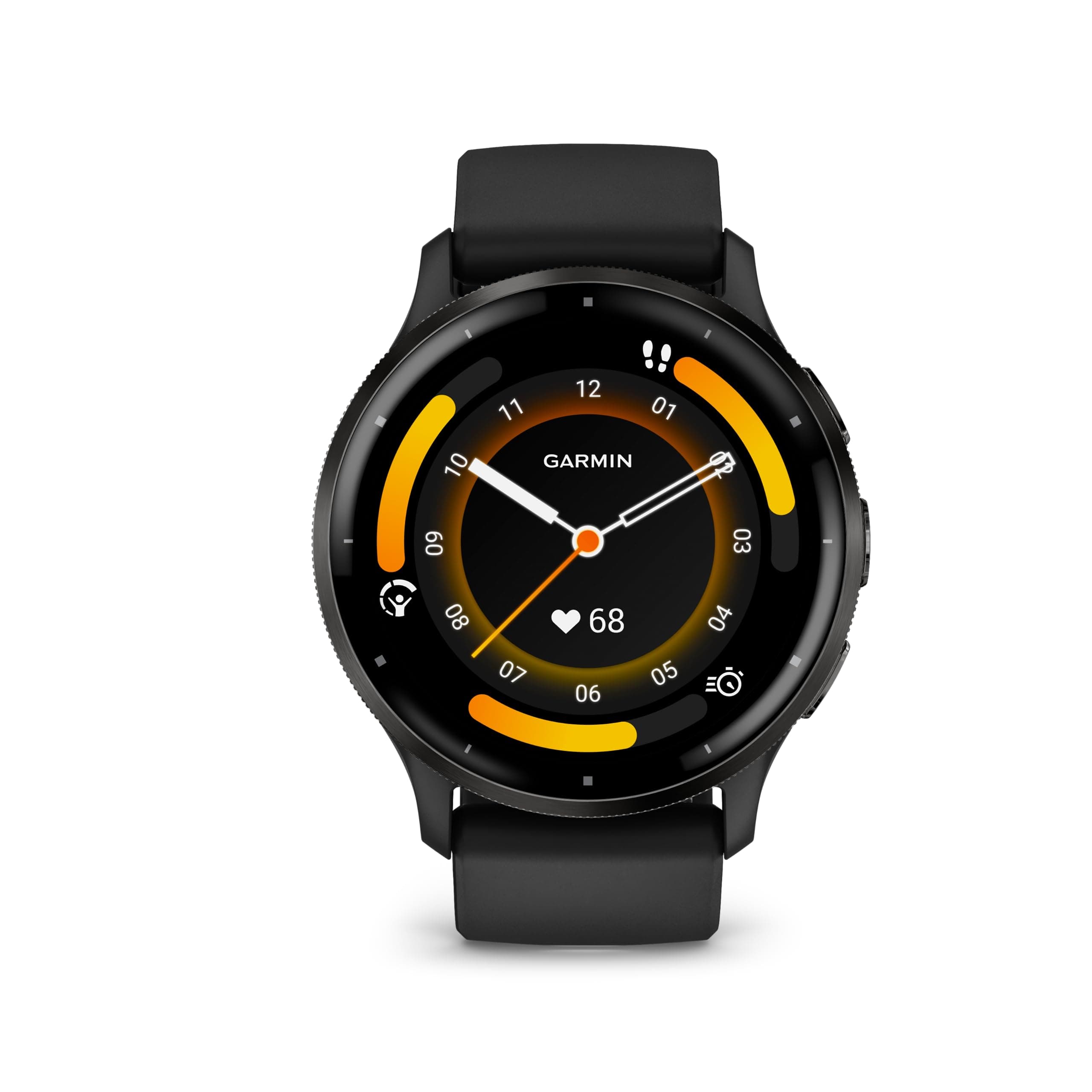 Garmin Venu 3 Slate Stainless Steel Bezel with Black Case