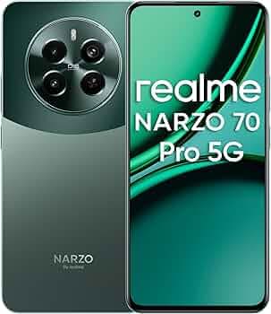 (Refurbished) realme NARZO 70 Pro 5G (Glass Green, 8GB RAM,256GB Storage) Dimensity 7050 5G Chipset | Horizon Glass Design | Segment 1st Flagship Sony...