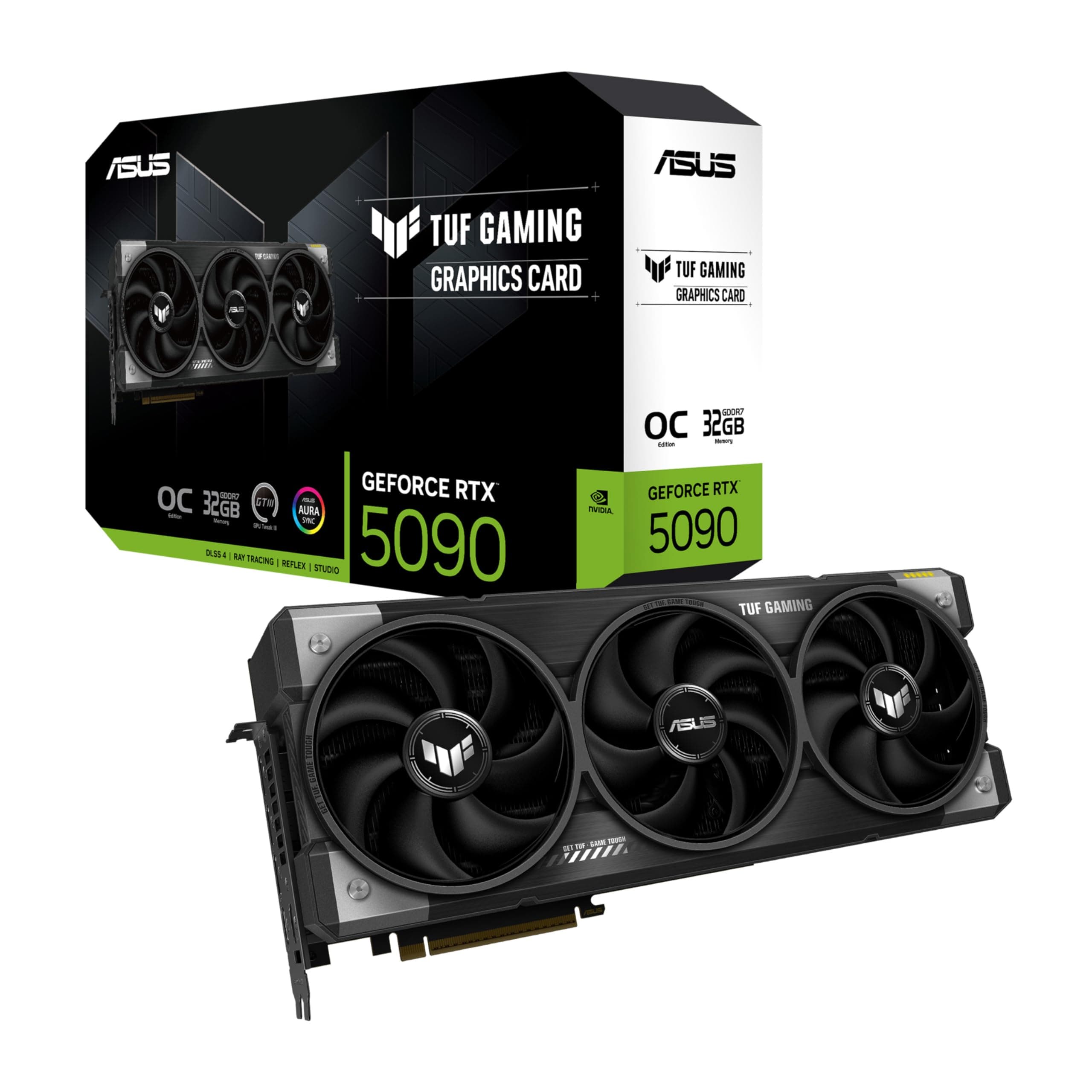 ASUS TUF Gaming GeForce RTX  5090 32GB GDDR7 OC Edition Gaming Graphics