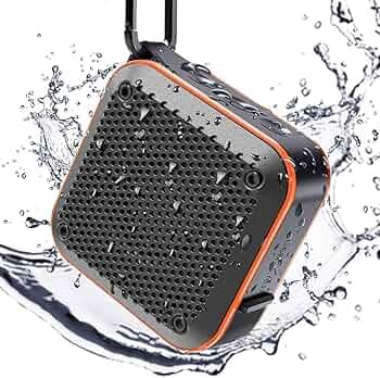 Bluetooth Speaker, LEZII BT525 (2019 2nd Gen) IPX7 Waterproof Shower Speaker with FM Radio for Home Bath, TWS Speakers Stereo Loud Volume, Portable Wi...