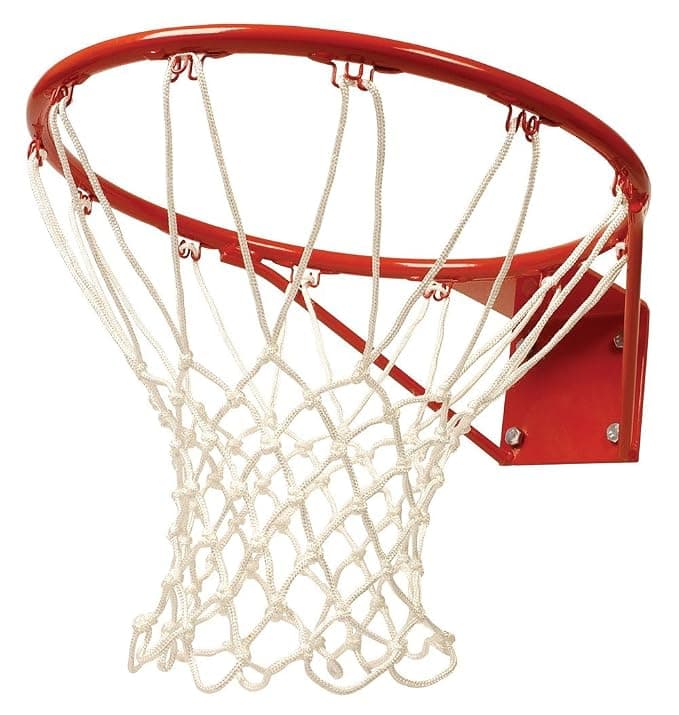 Azone Basketball Ring Orange/ 4-7 Number Ball Free Net (Iron, 46 CM Dia Mater 7 Number Ball)