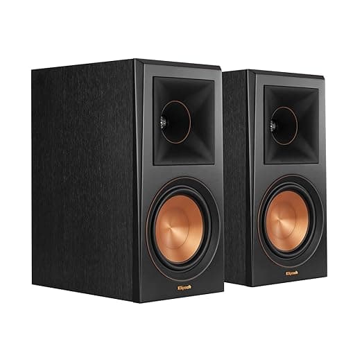 Klipsch RP-600M Reference Premiere Bookshelf Speakers - Pair (Ebony Black) Centre Speakers