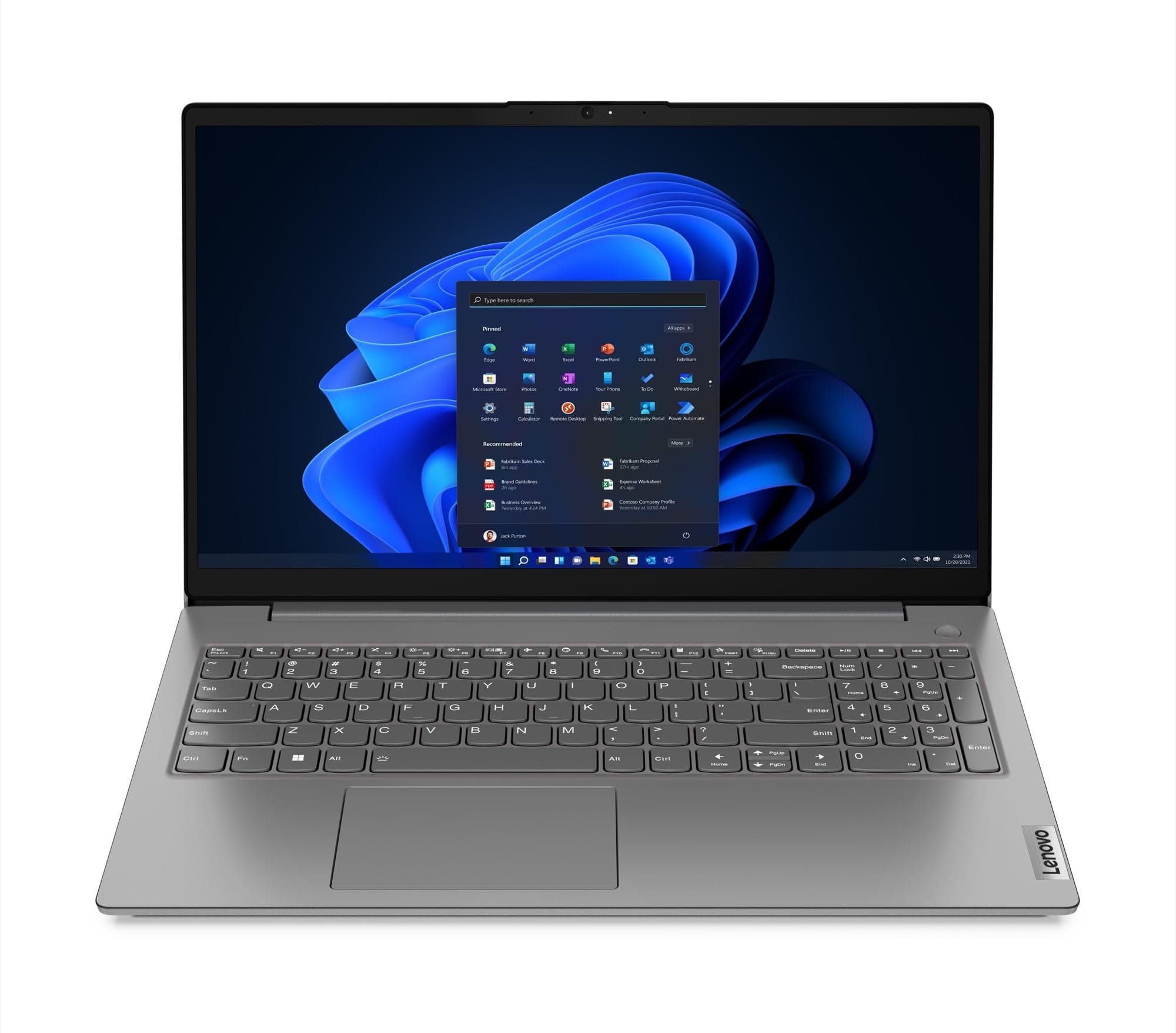 Lenovo V15 AMD Ryzen 7 7730U 15.6" (39.62cm) FHD 250 Nits Antiglare Thin and Light Laptop (Free MS Office) Lifetime (16GB/512GB SSD/Windows 11/Iron Gr...