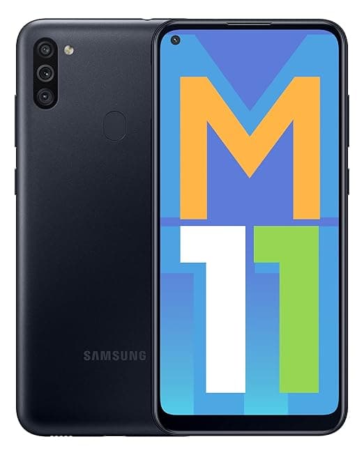 Samsung Galaxy M11 (Black, 4GB RAM, 64GB Storage) with No Cost EMI/Additional Exchange Offers Smartphones