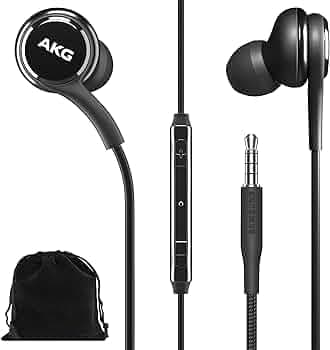 Samsung AKG Earbuds Original 3.5mm in-Ear Earbud Headphones with Remote & Mic for Galaxy A71, A31, Galaxy S10, S10e, Note 10, Note 10+, S10 Plus, S9 -...