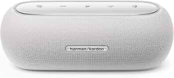 Harman Kardon Luna, Portable Bluetooth Speaker, Waterproof Design with Up to 12 Hours Battery Life, Grey