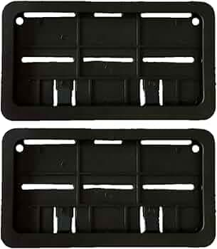 IND Pradeep Bike- high Security Number Plate Frame,Holder, Protector - ABS Plastic Black HSRP Frames, (for Honda Activa)