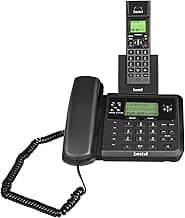 Beetel X78 (Combo) Cordless 2.4Ghz Landline Phone with Caller ID Display,3-Way Call Conferencing,Call Transfer from Corded to Cordless,2-Way Speaker,T