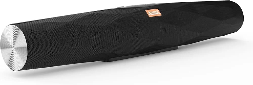 Aroma® Studio 43 10W Bluetooth Speaker Hi-fi Stereo Sound Surround Upto 6 Hours Playback, Best for Mobile, Laptop/PC, Ipad, Media Players with Multi Modes Aux/TF Card/USB Drive (Black)