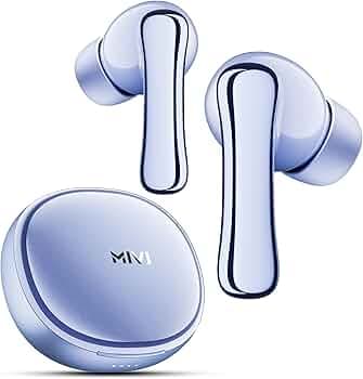 Mivi SuperPods Halo ANC Earbuds with Spatial Audio, 3D Soundstage, 60H Playtime, 13mm Driver, Transparency Mode True Wireless ear buds