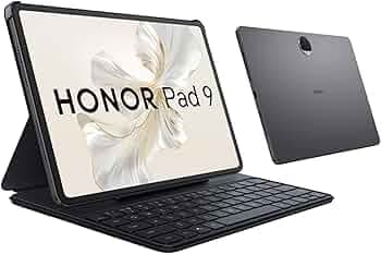 (Refurbished) HONOR Pad 9 with Free Bluetooth Keyboard, 12.1-Inch 2.5K Display, 16GB (8+8GB Extended), 256GB Storage, Snapdragon 6 Gen 1 (4nm), 8 Spea...