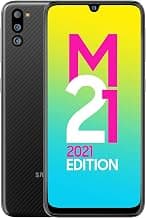 Samsung Galaxy M21 2021 Edition (Charcoal black, 6GB RAM, 128GB Storage) | FHD+ sAMOLED | 6 Months Free Screen Replacement for Prime (SM-M215GZKHINS)