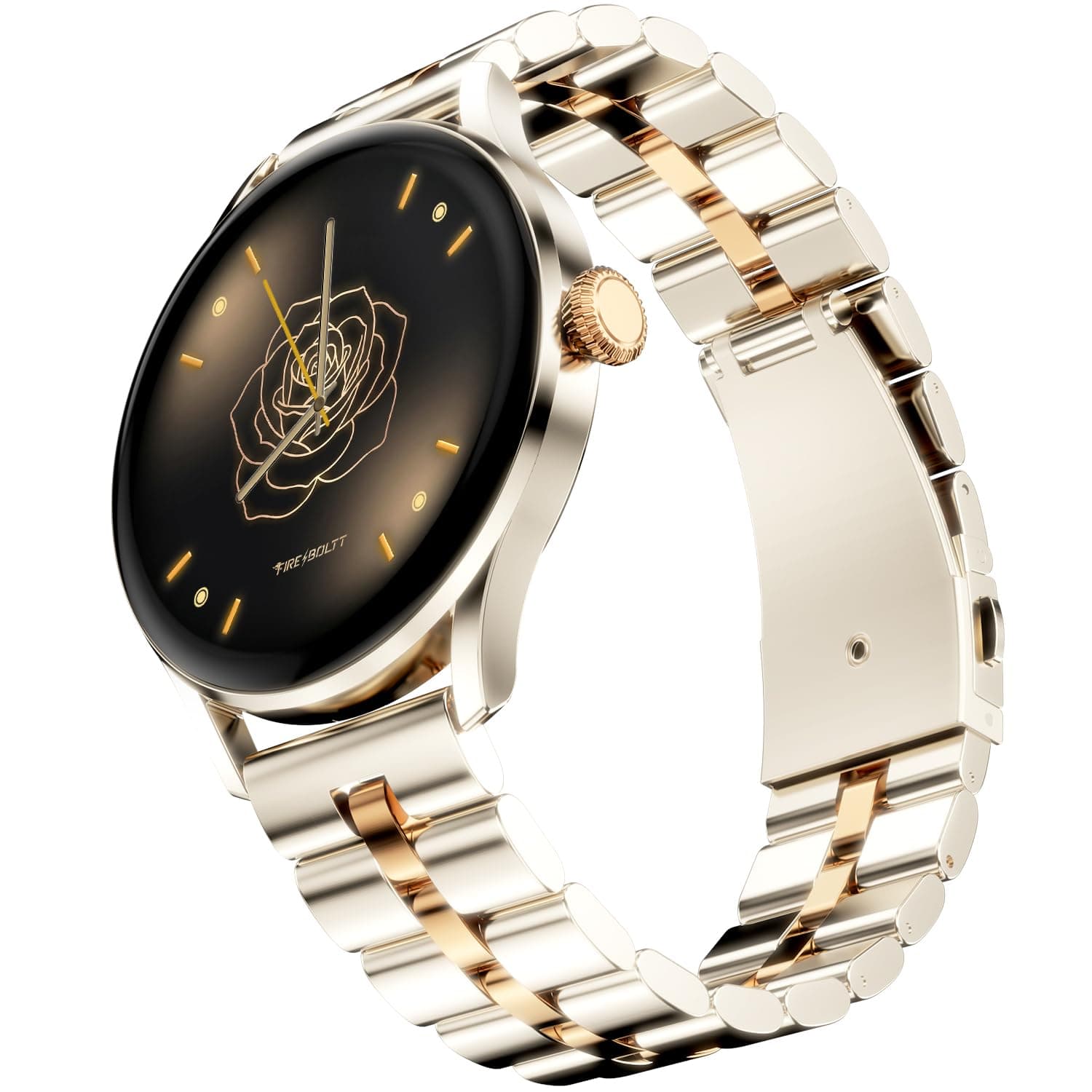 Fire-Boltt Glitz Women Smart Watch with 1.19 AMOLED Display, Bluetooth Calling, Rotating Crown, Always On Display, 1000 Nits Brightness, IP68 Waterpro...