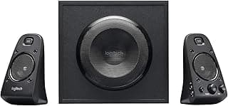 (Renewed) Logitech Z623 THX 2.1 Speaker System with Subwoofer, THX Certified Audio, 400 Watts Peak Power, Deep Bass, Multi Device, 3.5mm and RCA Input