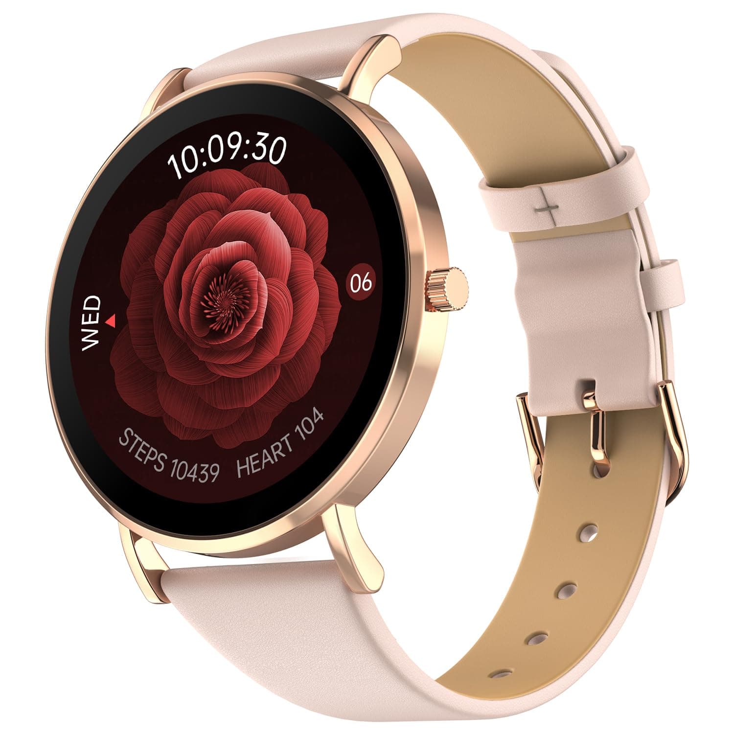 Noise Diva 2 Fashion Smart Watch for Women - Sleekest Dial, AMOLED Display, Snug Fit, Improved Female Cycle Tracker, BT Calling, Sleep Tracking, AI Vo...