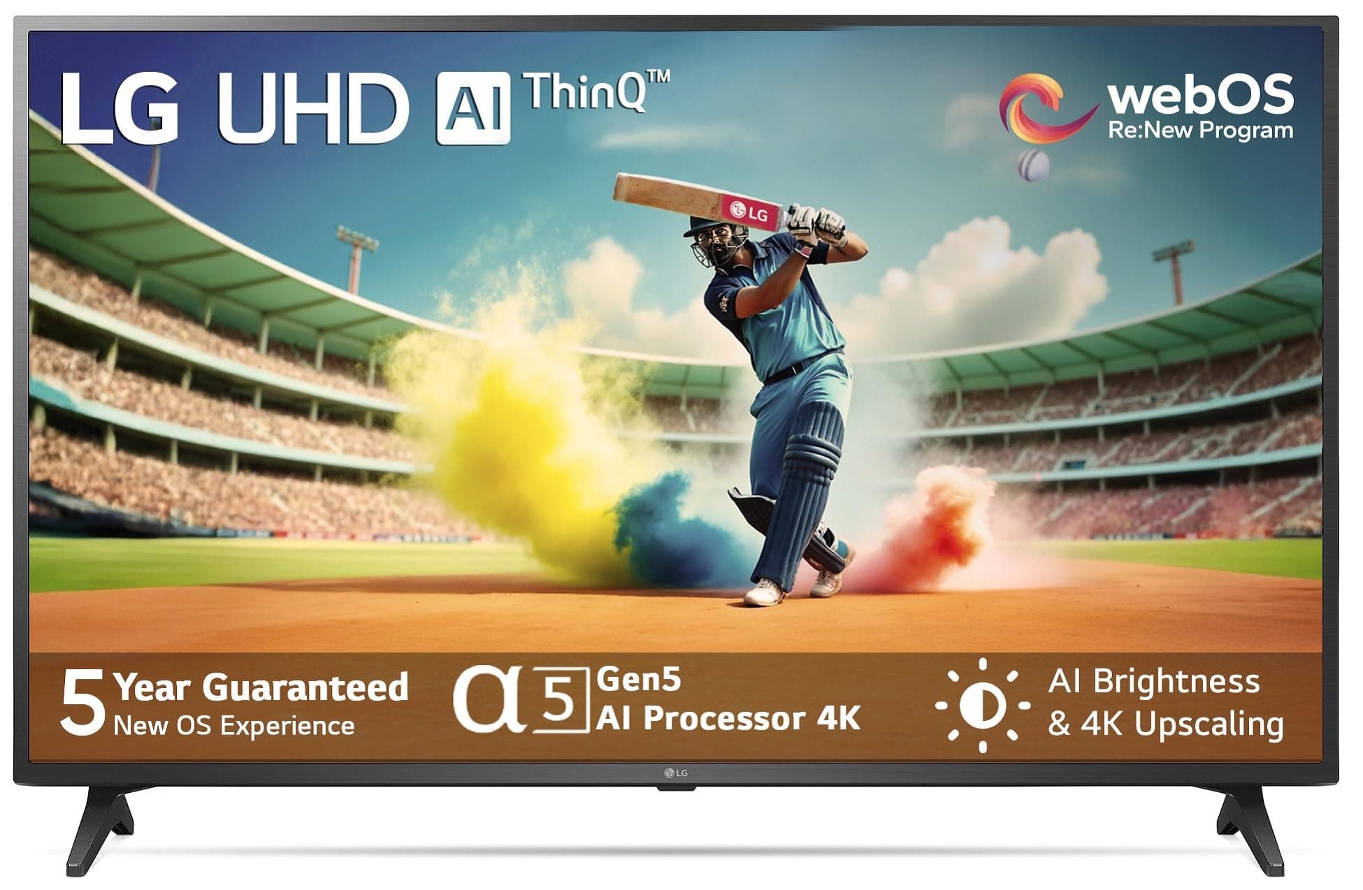 LG 164 cm (65 inches) 4K Ultra HD Smart LED TV 65UQ7500PSF (Ceramic Black)