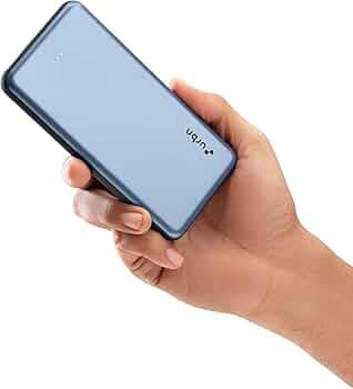 URBN Power Bank 10,000mAh Ultra Slim 12W | Dual Port Type C Input/Output | BIS Certified | 4-Layer Circuit Protection | 6-Month Replacement Warranty |...
