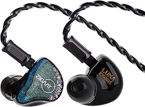 Linsoul ZiiGaat Luna 6BA HiFi in Ear Monitor, Studio Monitor & Stage Performance IEM Earphones with Fast Response, Wide So...