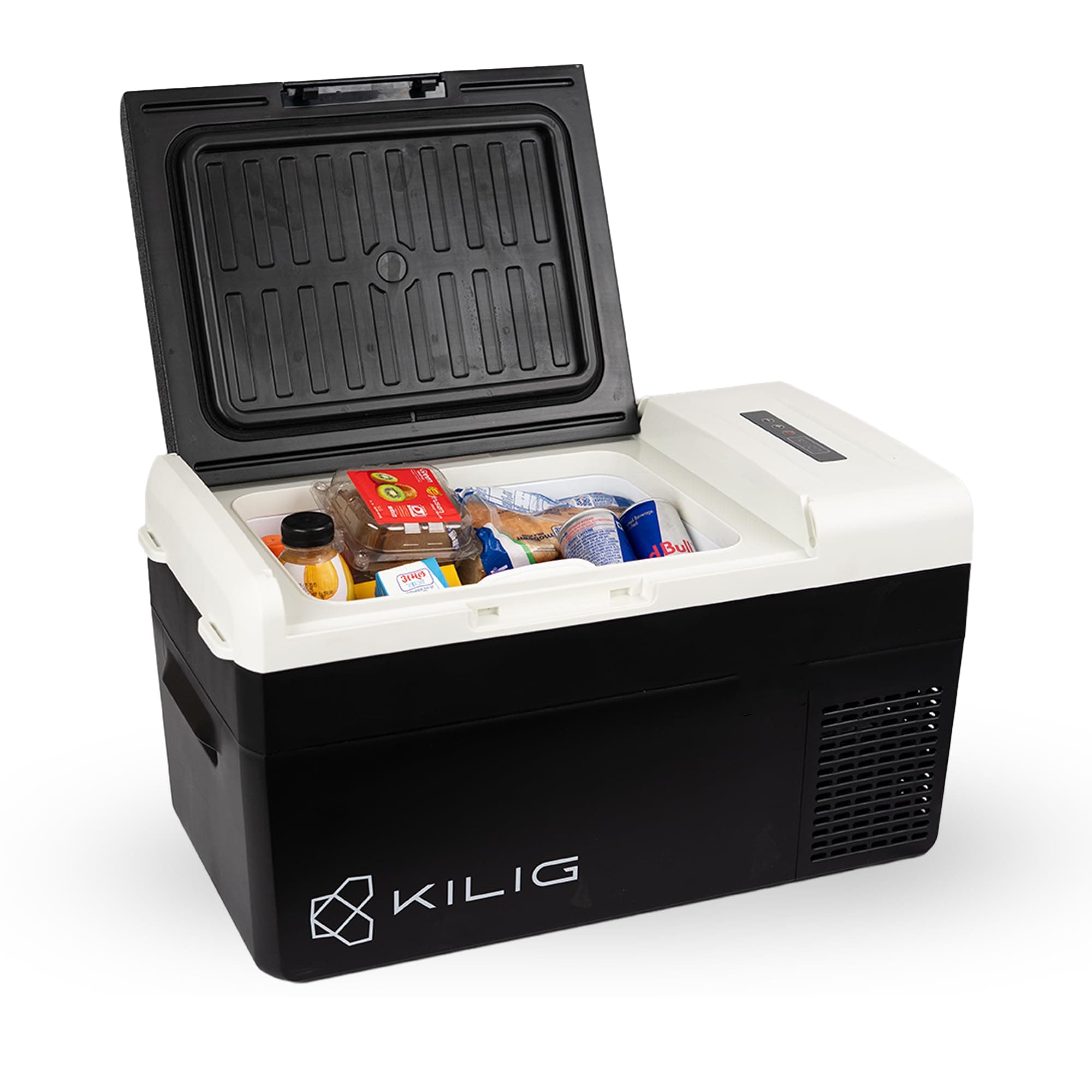 Kilig Subzero 20S Portable Electric Car Fridge Cooler Freezer with 20 litres, 12V DC / 220V AC Compatible, Freezer with temperature Control, Low Noise...