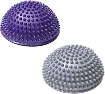 ABTRIX WITH AB Hedgehog Balance Pods, Pimples Pilates Ball, Half Spiky Fitness Domes for Kids Adults Sports, Foot Massage, Stability Training, Muscle ...