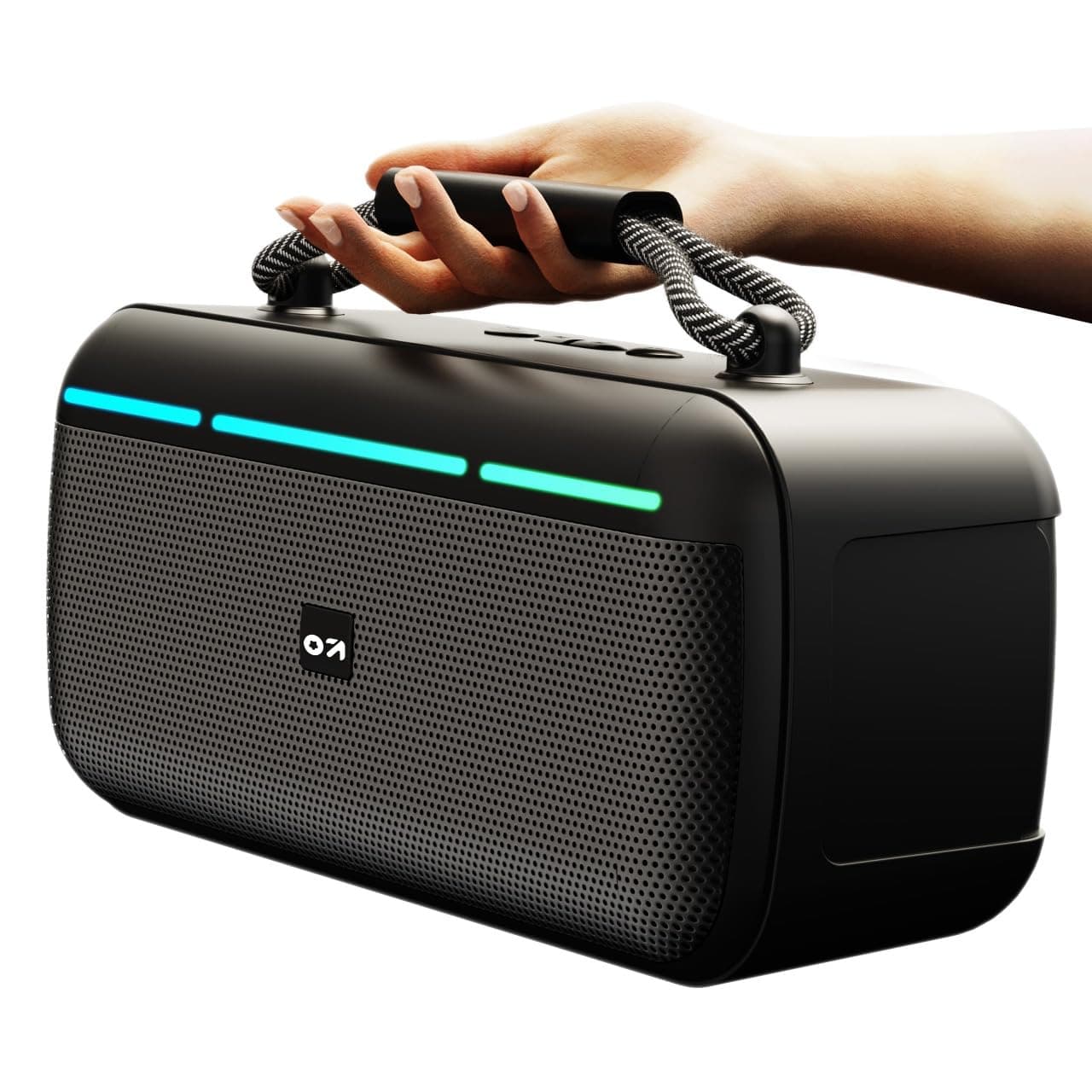 GOBOULT Newly Launched Bassbox Q20 Bluetooth Speaker with 20 Watt BoomX Audio, Up to 8Hrs Playtime, Type-C Charging, AUX/TF Card/USB Compatible, BTv 5...