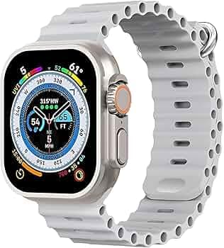 T800 Ultra Smart Watch 1.99 inch Infinite Display,Bluetooth Calling,Heart Rate Tracking, Sports Features (T800 (Without SIM Card Support) (Gray)