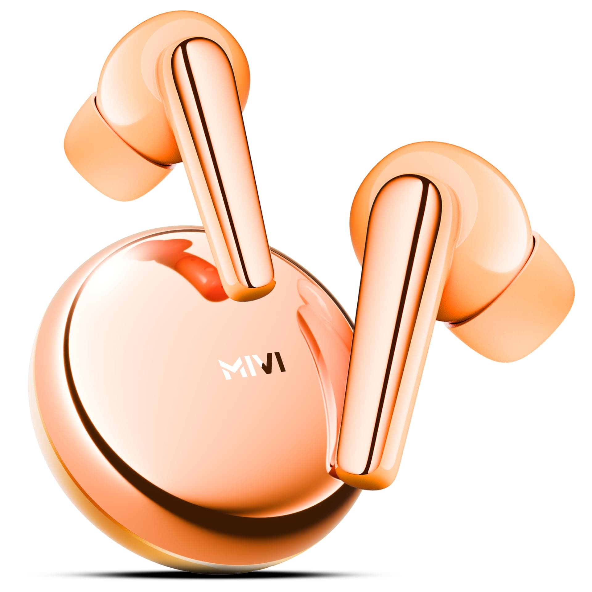 Mivi SuperPods Dueto [Just launched], True Wireless Earbuds, Dual Drivers, 13mm Woofer, 6mm Tweeter, 3D Soundstage, 60H Playtime, AI-ENC, BT v5.3, Typ...