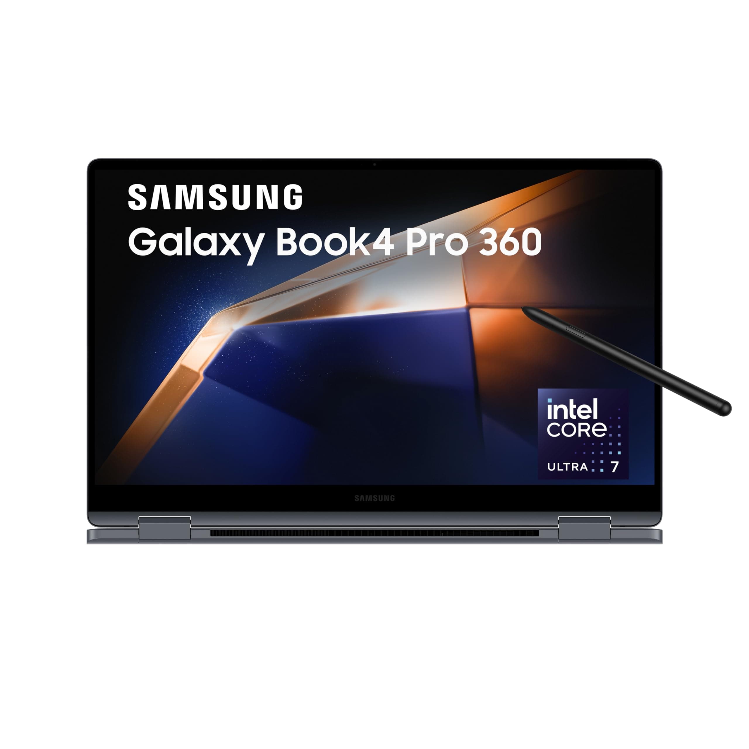 Samsung Galaxy Book4 Pro 360 (Moonstone Gray, 16GB RAM, 512GB SSD)| 16" Dynamic AMOLED 2X TouchScreen| Intel Core Ultra 7 155H Processor| 2 in 1 Lapto...