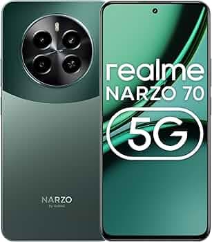 (Refurbished) realme NARZO 70 5G (Forest Green,8GB RAM, 128GB Storage | Dimensity 7050 5G Chipset | 120Hz AMOLED Display | 50MP Primary Camera | 45W C...