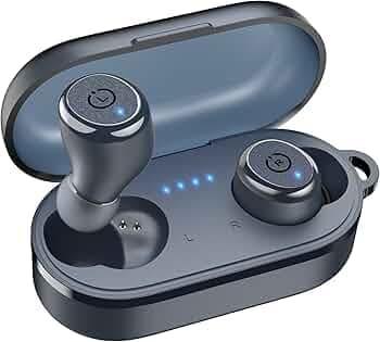 TOZO T10 (Ergonomic Edition) Wireless Earbuds Bluetooth 5.3 Headphones, App Customize EQ, Ergonomic Design, 55H Playtime, Wireless Charging Case, IPX8...