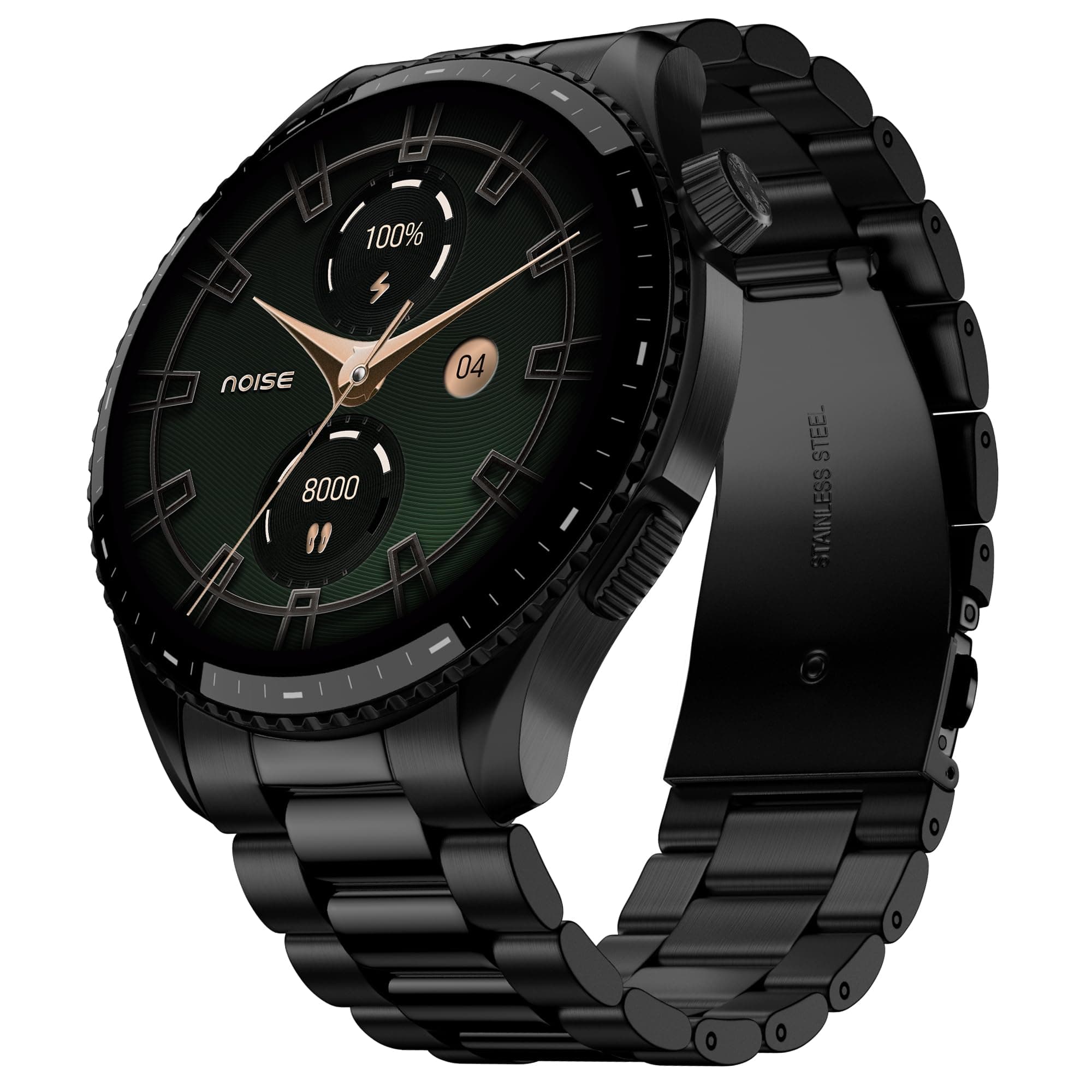 Noise Newly Launched Halo 3 Smart Watch with 1.43 AMOLED Display, 1000 NITS Brightness, Premium Metal Design, Powered by AI Pro, AI Transcription, Mor...