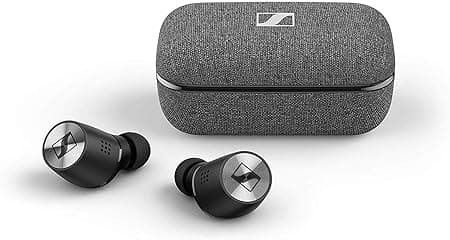 (Renewed) Sennheiser Momentum Truly Wireless Bluetooth In Ear Earbuds with Mic (Black) In-Ear